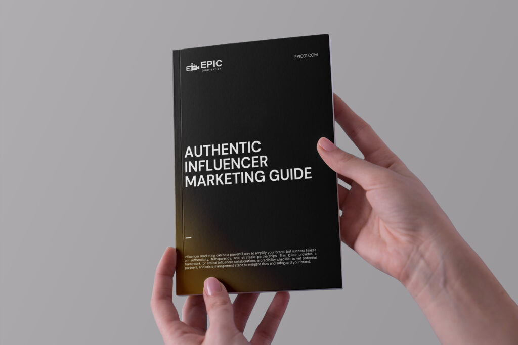 Authentic Influencer Marketing Guide Mockup